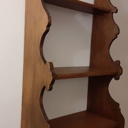 Beautiful Wood Shelves Approximately 4 Feet Tall X 24 Iinches Wide