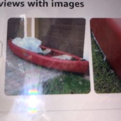  Life Time Kodiak canoe with two paddles 13 feet