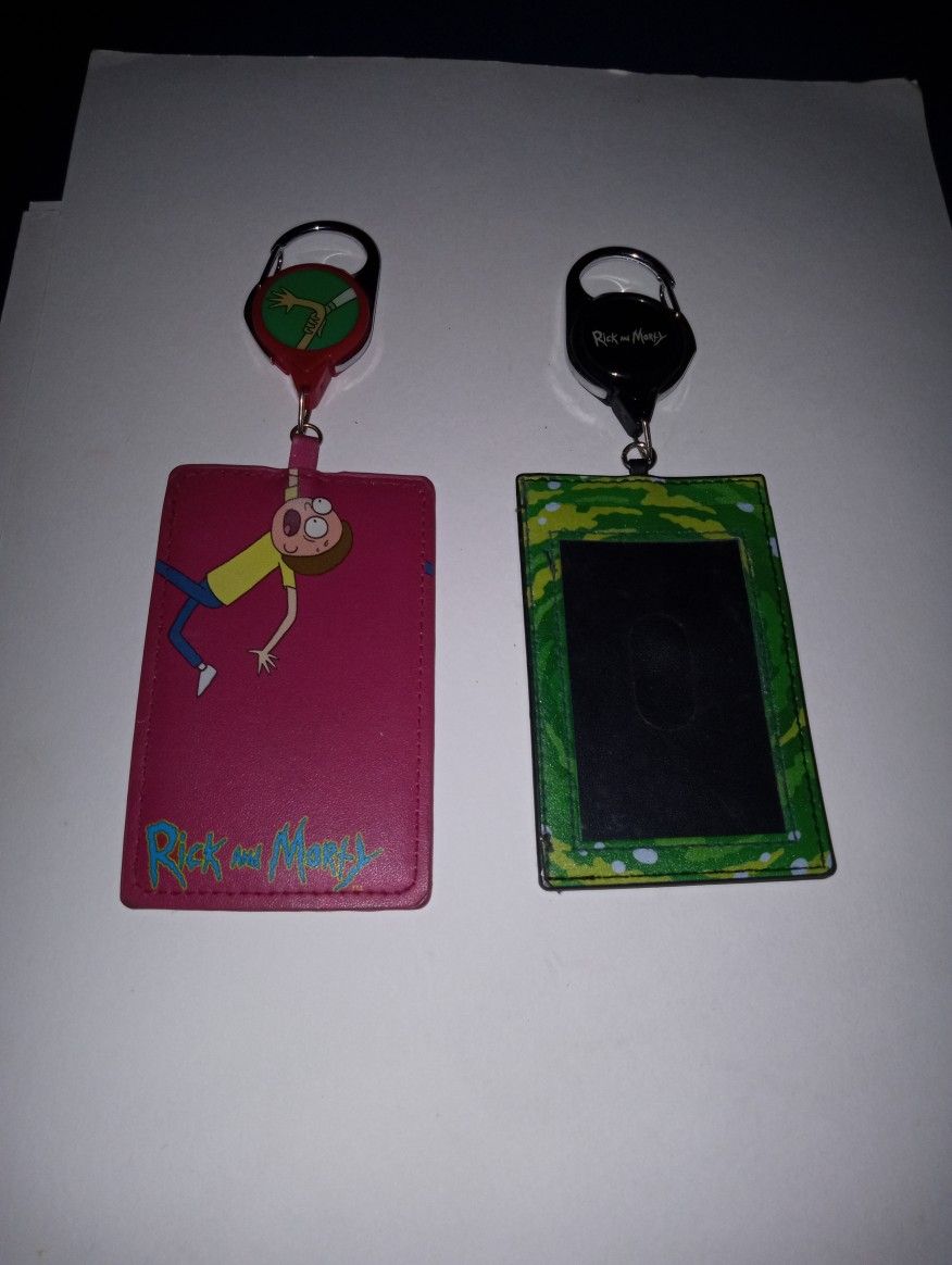 Rick And Morty Badge Holders
