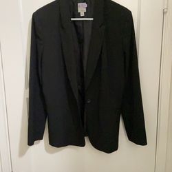 Black Women’s Blazer Size 12
