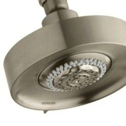 Kohler K-966-BV Purist/Taboret Multifunction Showerhead with Standard Ball Joint, Vibrant Brushed Bronze