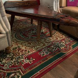 19th Century Large Antique Blacksmith Bellows Table 