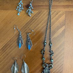 Jewelry eight dollars each necklaces earrings some are the 925 silver