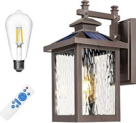 Solar Wall Lights, 14.17" Wall Mounted,ORB dusk to dawn timer functiond, immable, 2700K E26