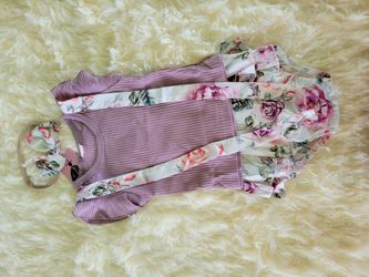 Baby Girl Spring Outfit 3-6 Months 