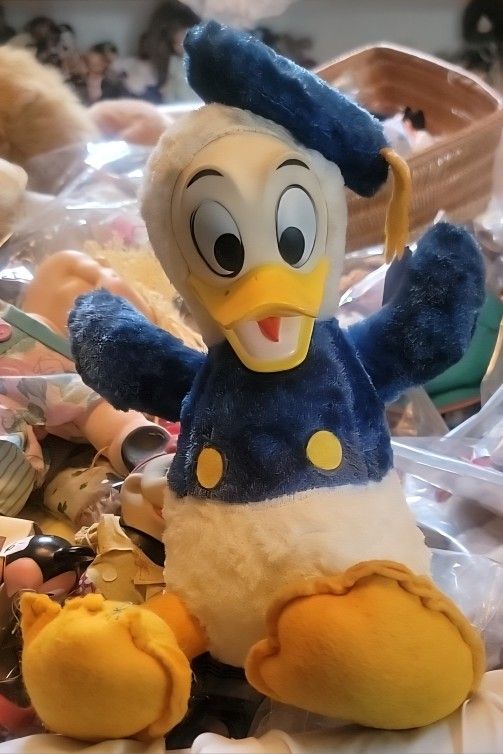Vintage Disney Stuffed Donald Duck 50s/60s
