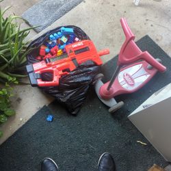 Kids Toys Blocks And Nerf Gun 