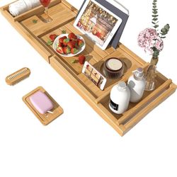 Bath Caddy Tray for Bathtub