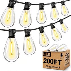 200FT Outdoor String Lights -NEW (3162/3)