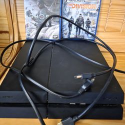 Playstation 4 System with two games No controller