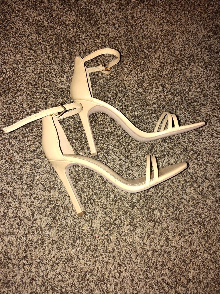 Beige High Heels 