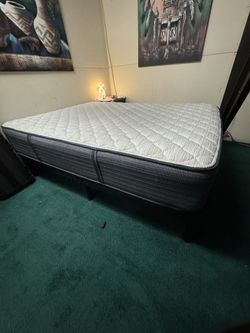 Queen Size Beauty, Rest Mattress And Frame