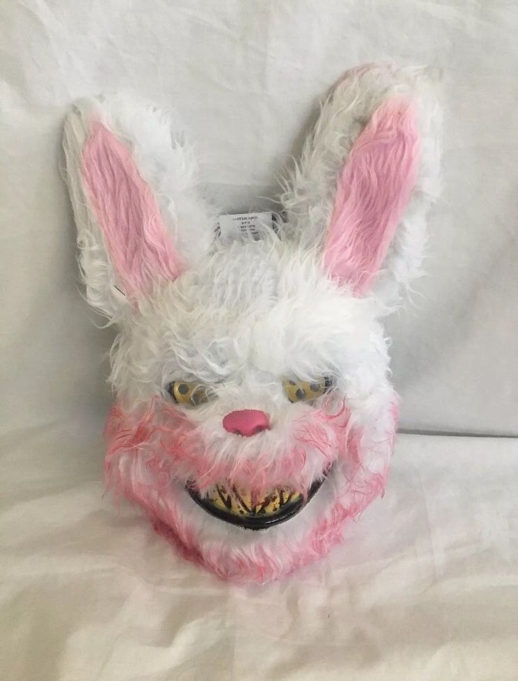Rabbit Angry Bunny Mask Adult Halloween Costume Accessory