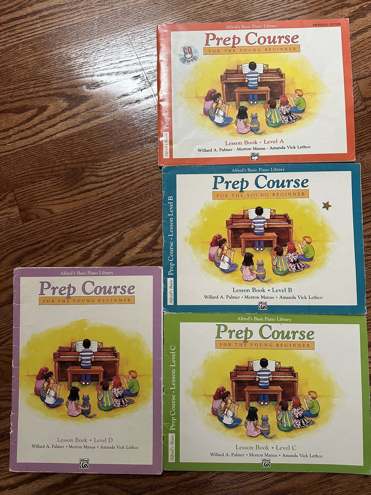 Alfred Basic Piano Library Prep A,B,C,D