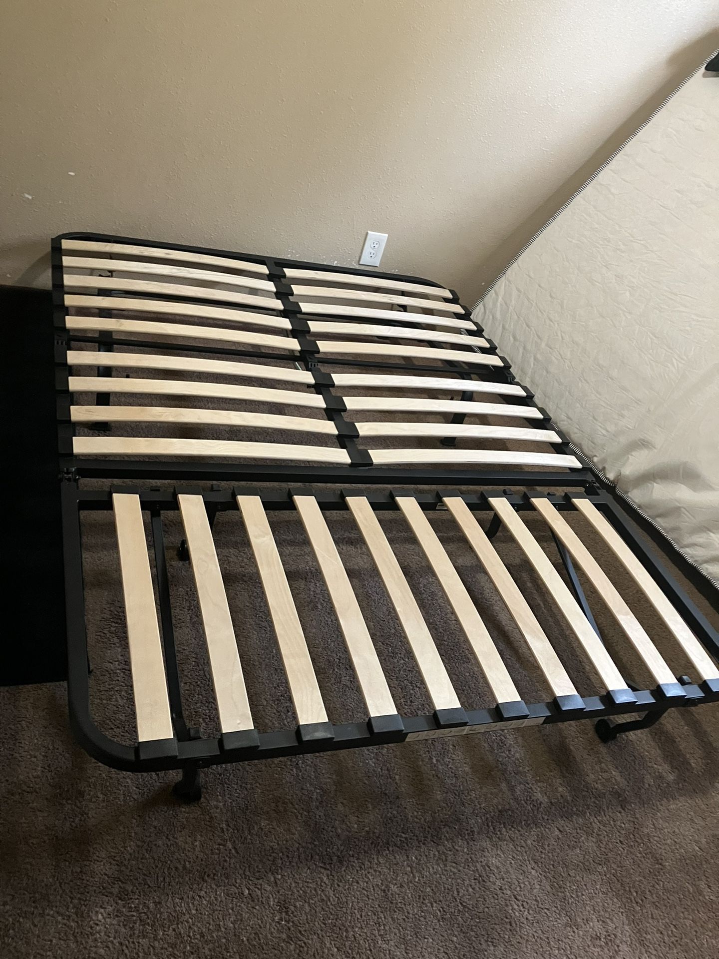 Full Size Bed Frame/ Futon Mattress