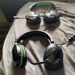 Ear Force Stealth 700 And Recon Turtle Beach Headphones With Mic