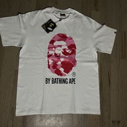 BAPE Shirt (Pink/White)