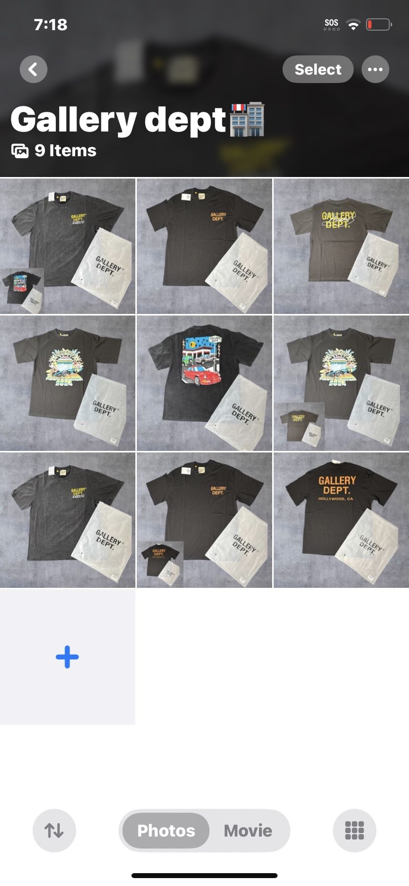 Gallery Dept Tees (Variety)
