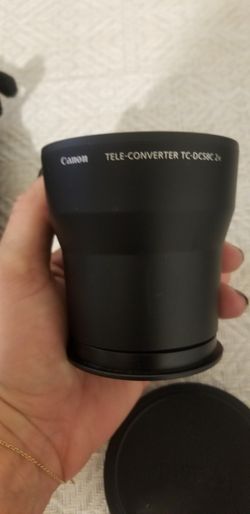 NEW Canon Tele-Converter TC-DS582 2x Lens with  Camera Bag