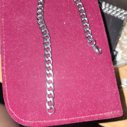 8 Inch Stainless Steel 4mm Bracelet 