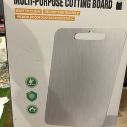 Titanium Cutting Boards for Kitchen [Set of 3], Double Sided Pure Titanium Cutting Board | Easy to Clean | Dishwasher Safe | Food-Grade Raw & Cooked F