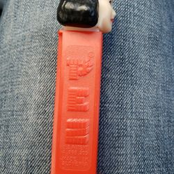 vintage Wonder Woman PEZ DISPENSER superhero red yellow black Made in Slovenia

