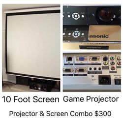 Projector & Screen Packages - $300 Each