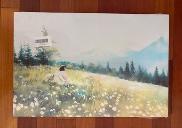 Lord is My Shepherd Wall Art Jesus Leaves The 99 Sheep Poster 16X24 inch canvas   NEW in wrapping