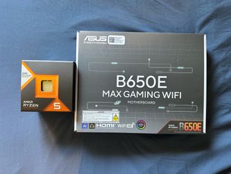 AMD Ryzen 5 7600X3D and ASUS B650E Max Gaming WiFi Motherboard Bundle