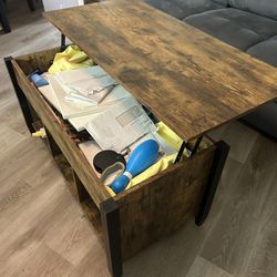 Coffee table and desk in 1