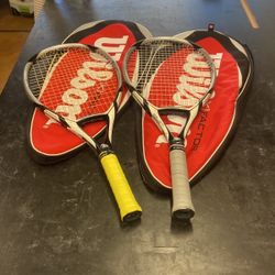 Two Tennis rackets