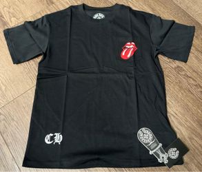 Chrome Hearts x Rolling Stones Black T-Shirt