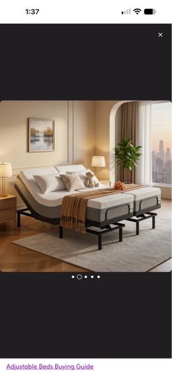 Tempur adjustable split king  mattress