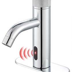 Derpras Touchless Bathroom Faucet with Automatic Sensor