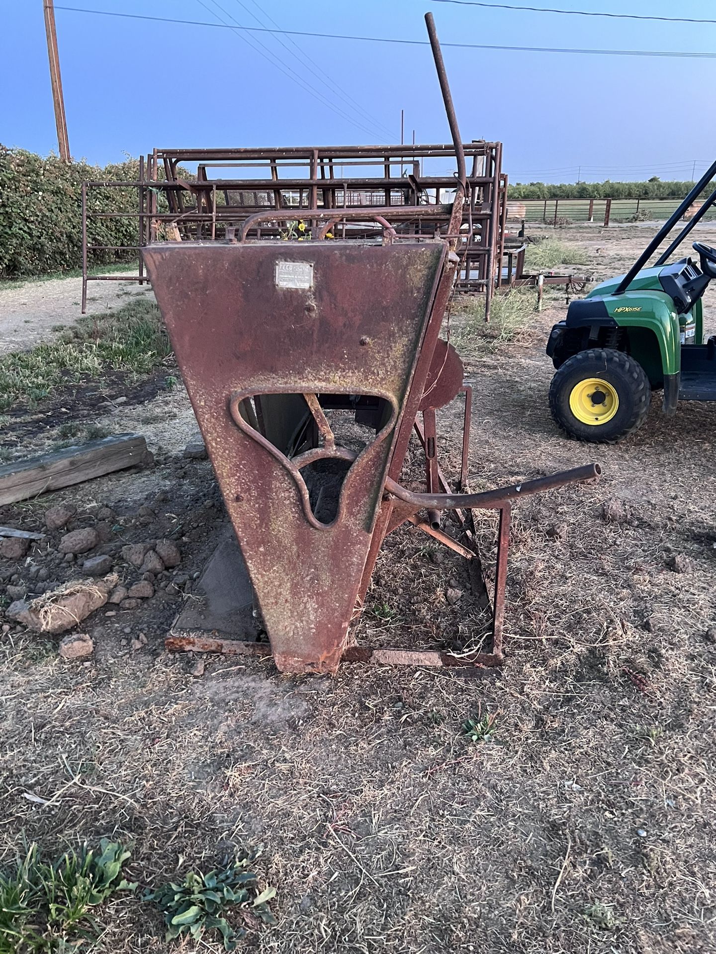 Teco Calf Chute Squeeze for sale