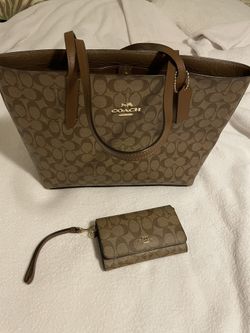 Coach bag and wallet