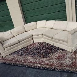 Small L Couch - Cream