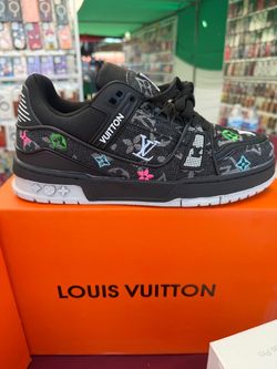 LV Arch Light Sneaker Black Denim
