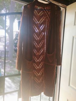 Fleece cardigan