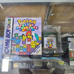Pokémon Puzzle Challenge Gameboy Color With Box
