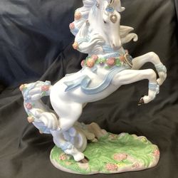 Vintage 1995 Princeton Gallery “ Loves Celebration” Porcelain Unicorn 
