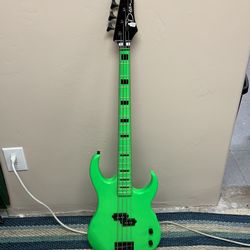 Dean Custom Zone Passive Electric Bass Guitar – Nuclear Green Glow-Up That Demands Attention!