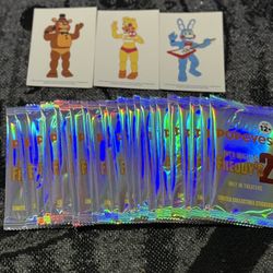 Five Nights At Freddy’s X Popeyes Limited Collectible Stickers 