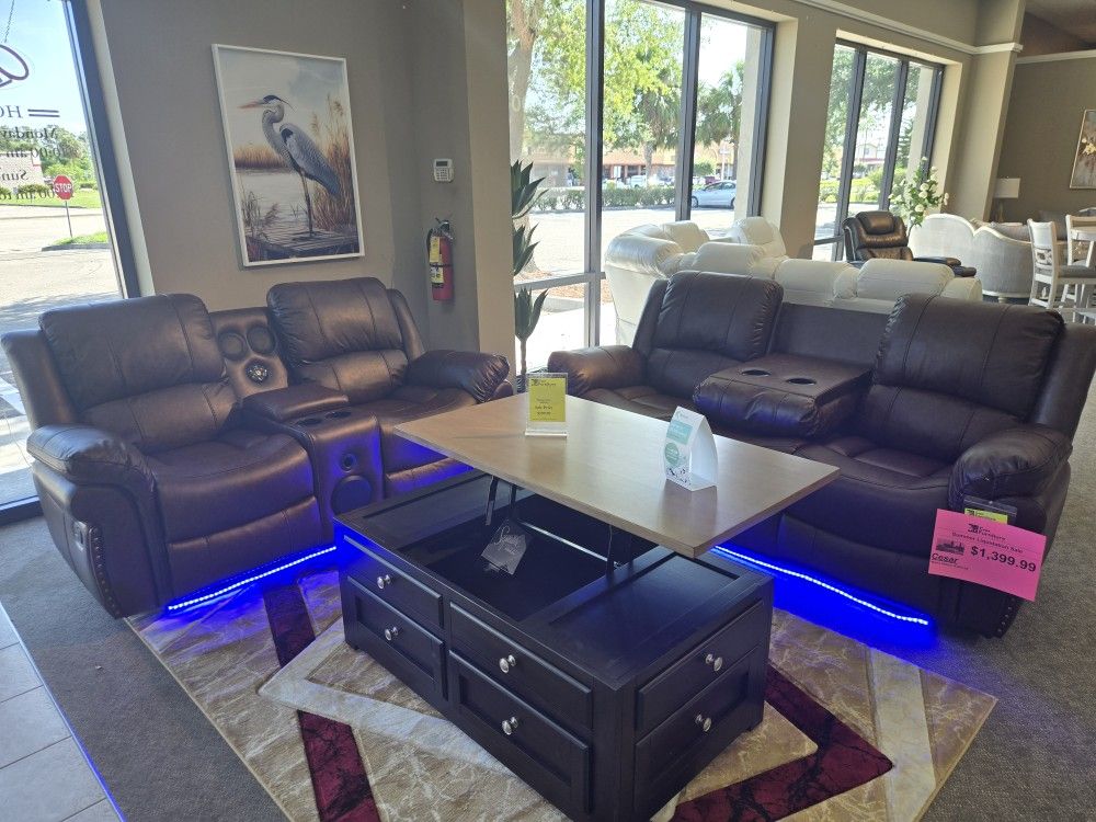 Sofa & Loveseat For Small Rooms **Multiple Colors**