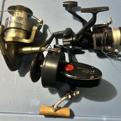 Fishing Reel Lot – Mitchell 402, Shakespeare AX4000, Contender