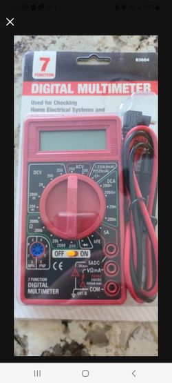 Digital Multimeter 7 Function New $7