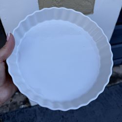 White Baking Plate