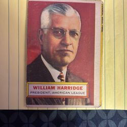 President American Baseball League William Harridge