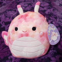 Adorable Squishmallows Soft Plush Eileen The Pink Butterfly, 8" With Tag!
