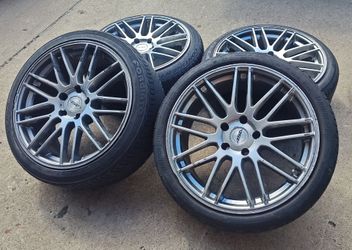 19" ASA WHEELS STAGGERED 5X120